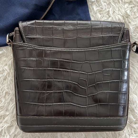 Vintage Dooney & Bourke Crocodile Leather Crossbody - Picture 3 of 15